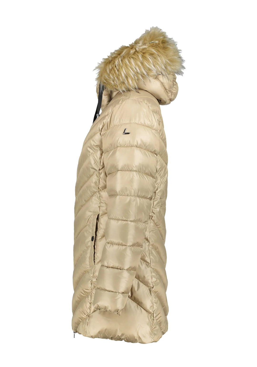 Manteau Luhta à bordure de capuche amovible en fausse fourrure