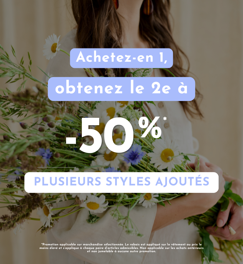 2e à -50%  | Offre exclusive de Pâques 🐣🌸
