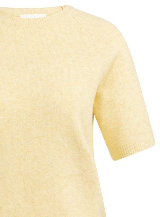 Pull en maille texturée – Manches courtes et coupe régulière