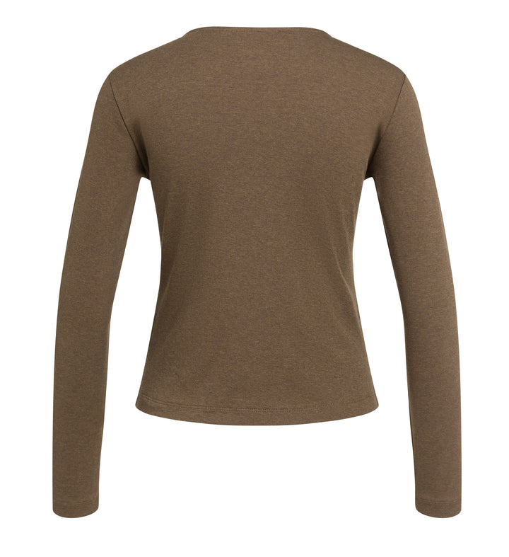 Cardigan en jersey à double rangée de boutons - Mélange de coton