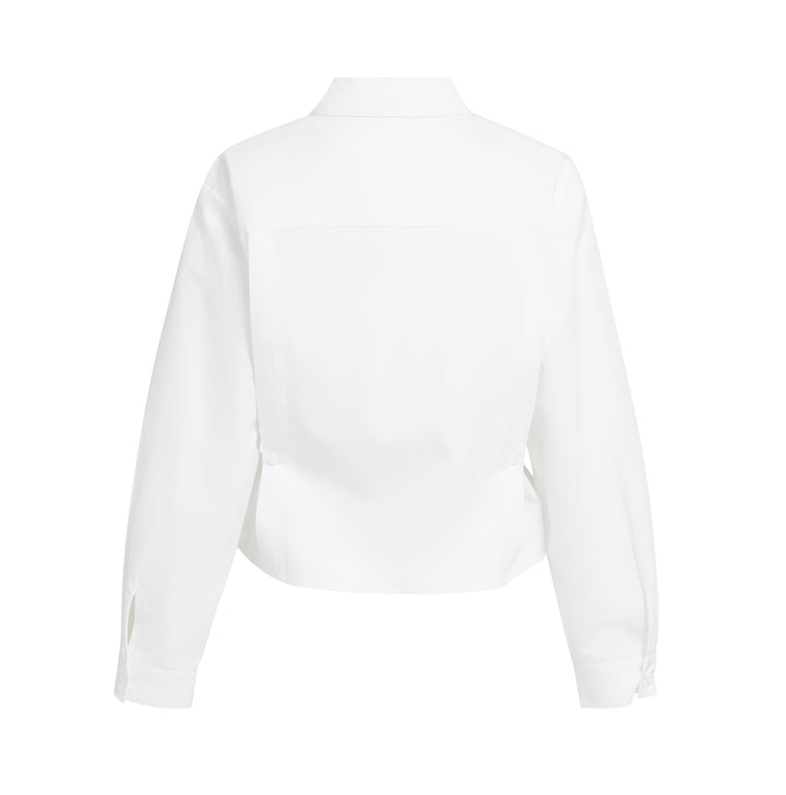 Blouse avec détail de boutons - Coupe étroite ajustée