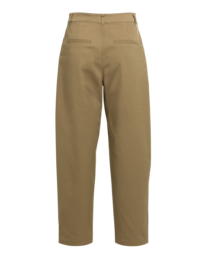 Pantalon coupe droite ample avec détails de coutures - Fluide au style décontracté