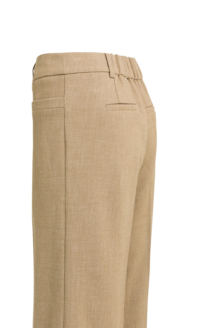 Pantalon droit taille mi-haute à détails de coutures - Ultra-confortable