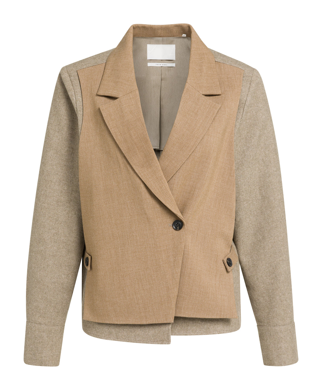 Blazer bimatière coupe ample - Structuré au style contemporain