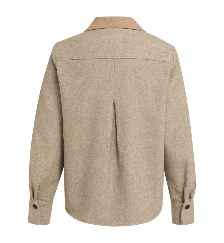 Blazer bimatière coupe ample - Structuré au style contemporain
