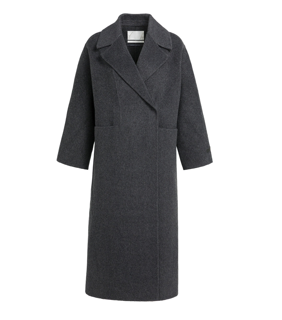 Manteau long oversize en mélange de laine - Long et structuré