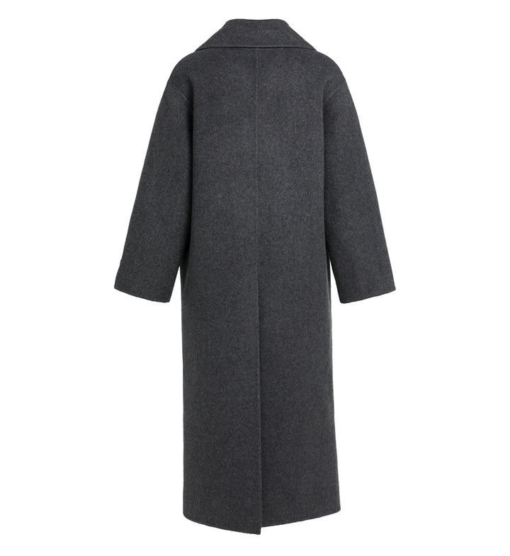 Manteau long oversize en mélange de laine - Long et structuré
