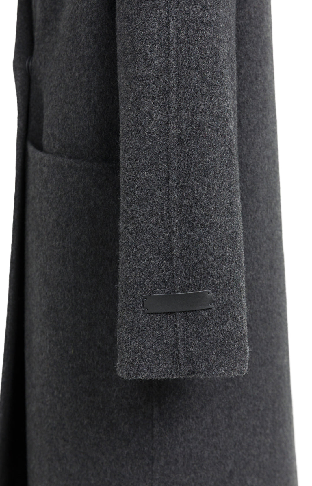Manteau long oversize en mélange de laine - Long et structuré