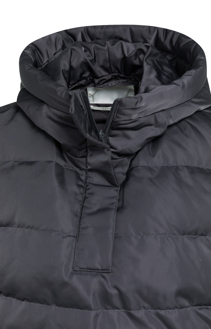 Plastron matelassé à capuche en nylon - Pour superposition