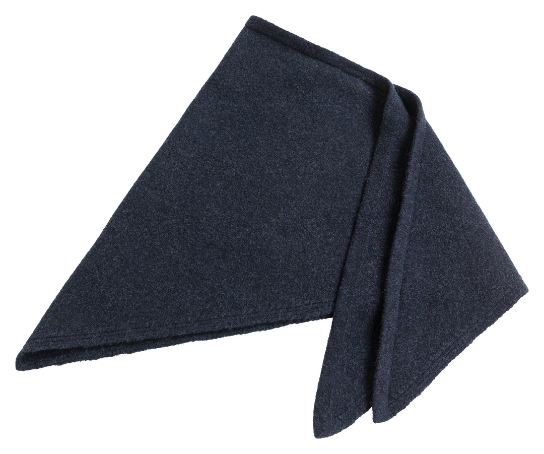 Écharpe triangulaire en tricot - En mélange de coton
