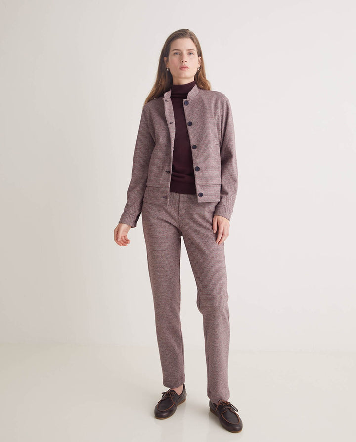 Pantalon en coton coupe droite