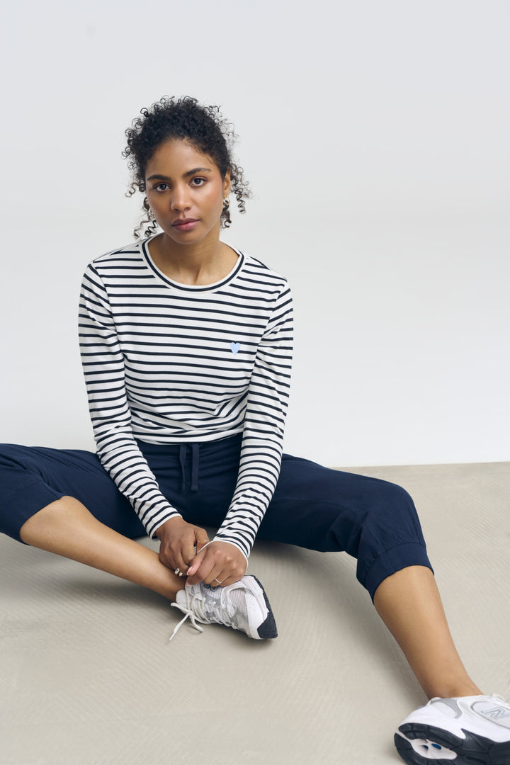 Naya Capri Trousers with Slim-Fit Calves - 100% Cotton