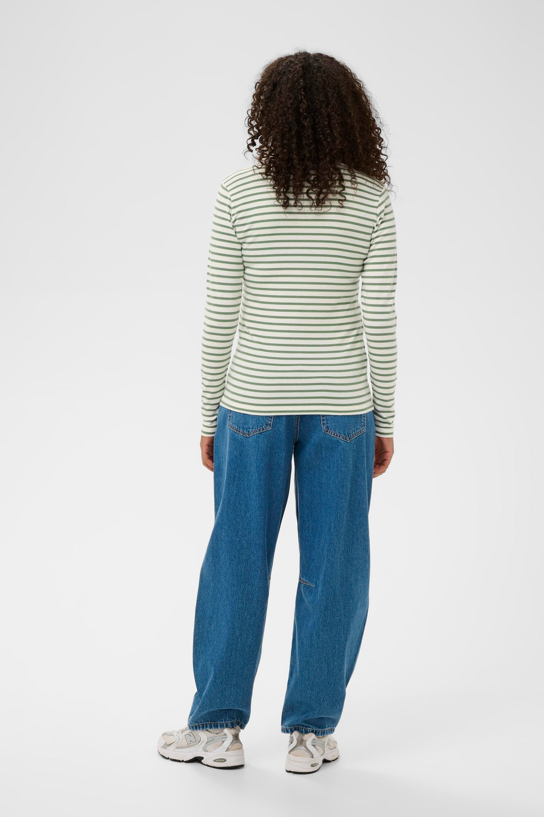 Pull à rayures et broderie de coeur Liddy**