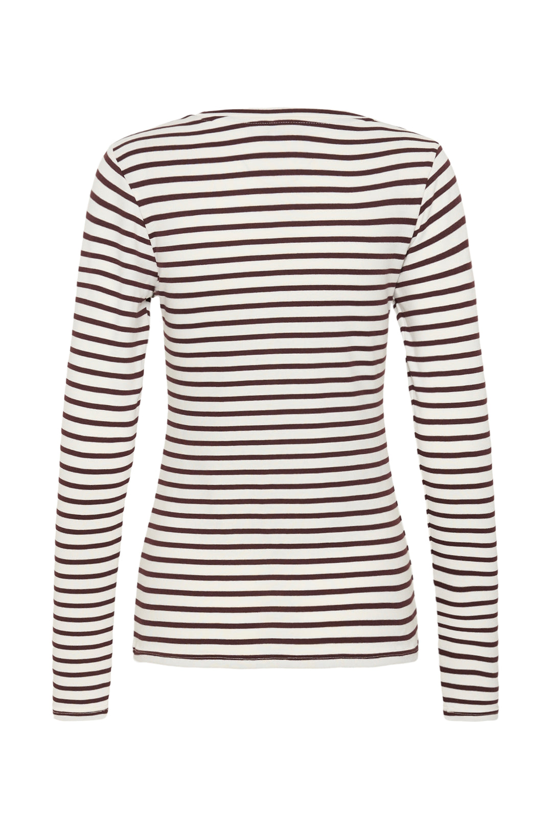 Pull à rayures Liddy - Broderie cœur contrastante