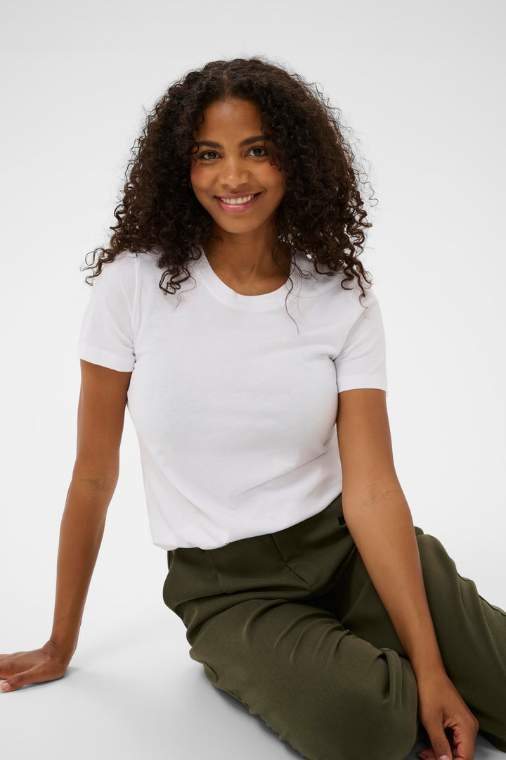 T-shirt en pur coton Marin – Essentiel minimaliste et confortable