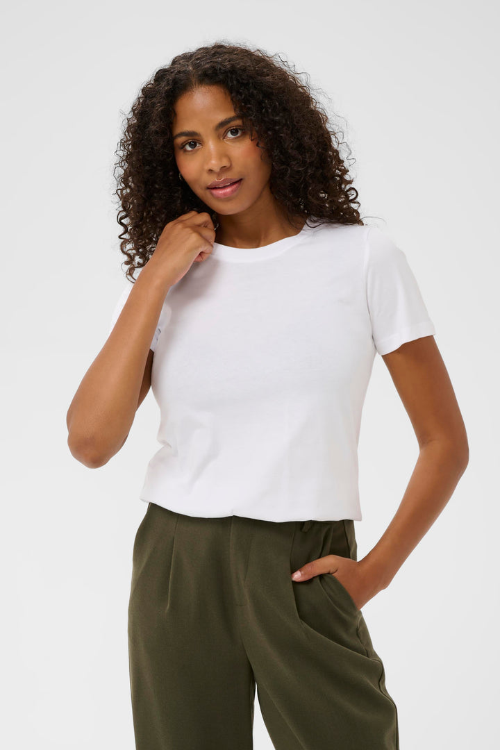T-shirt en pur coton Marin – Essentiel minimaliste et confortable