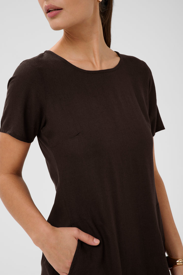 Robe Milia - Ample en viscose écoresponsable et lin
