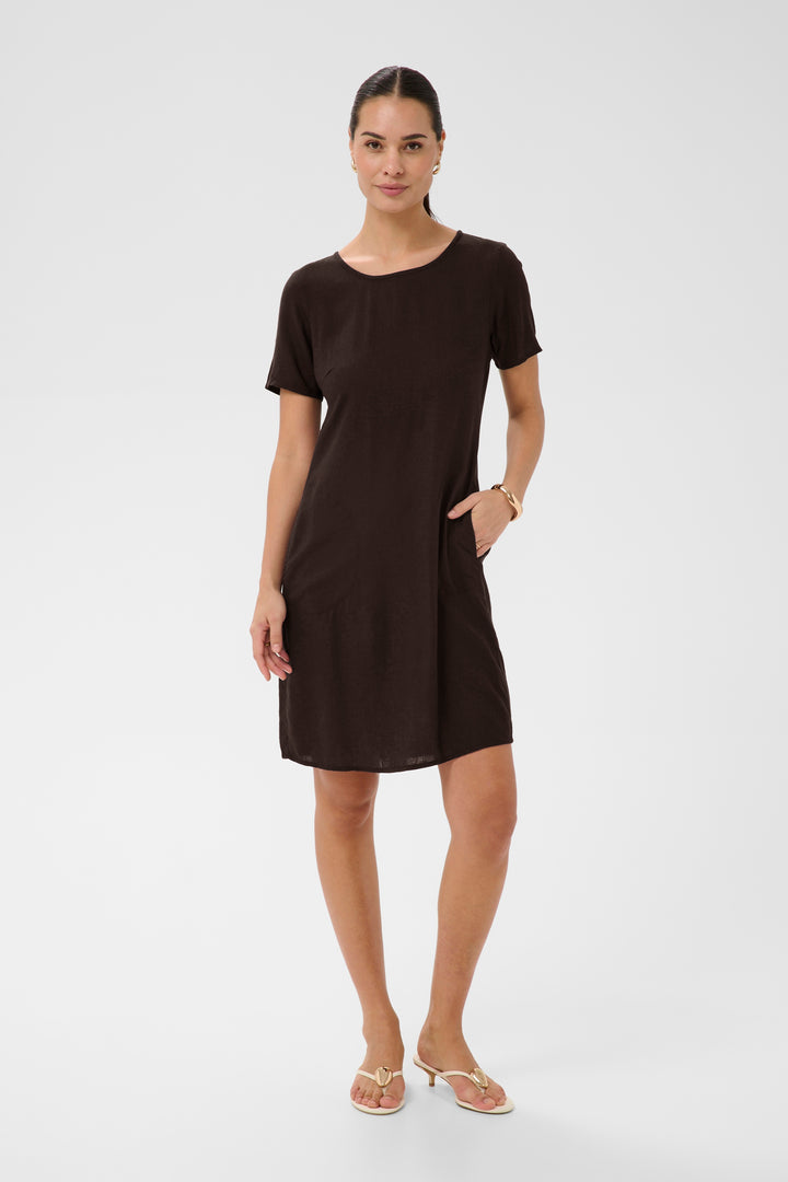 Robe Milia - Ample en viscose écoresponsable et lin