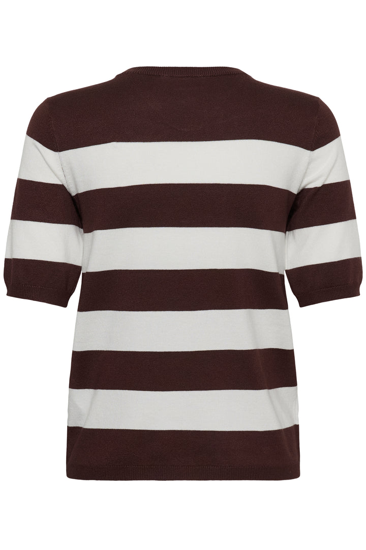 T-shirt en maille Lizza – Indispensable rayé au confort extensible