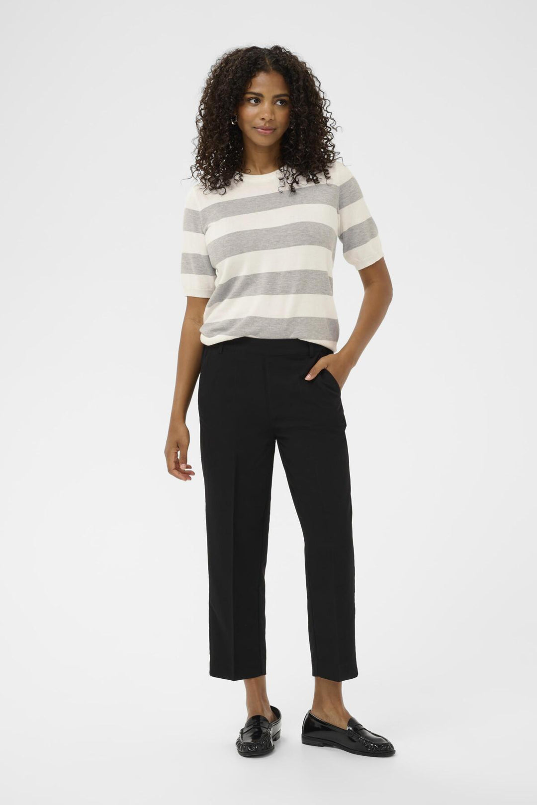 Chandail tout doux avec rayures Lizza