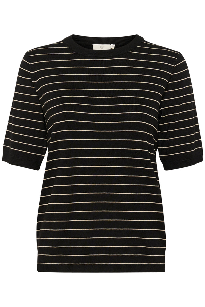 T-shirt en maille Lizza – Indispensable rayé au confort extensible