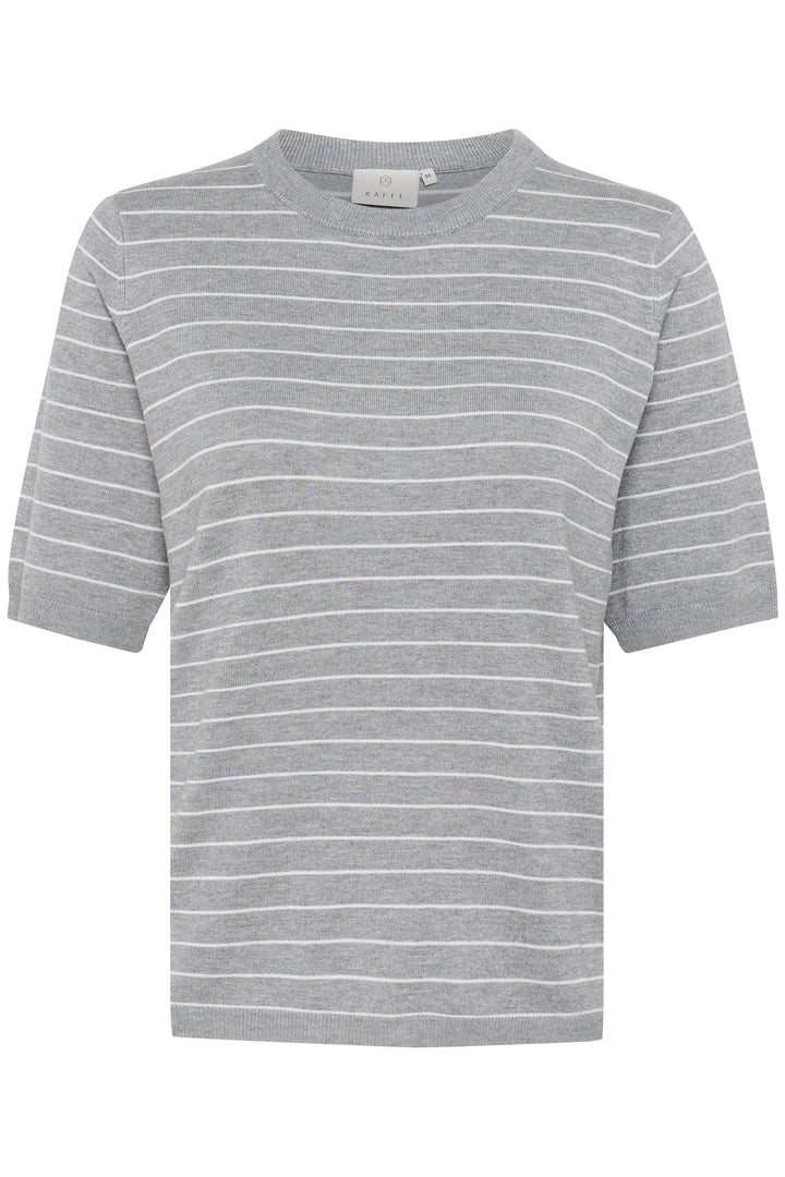 T-shirt en maille Lizza – Indispensable rayé au confort extensible