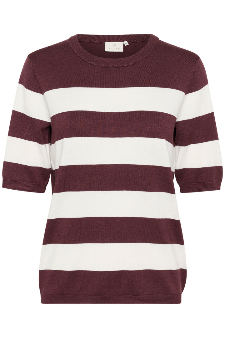 T-shirt en maille Lizza – Indispensable rayé au confort extensible