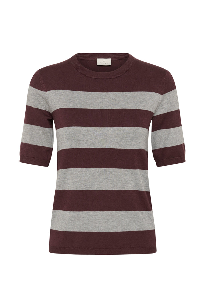 T-shirt en maille Lizza – Indispensable rayé au confort extensible