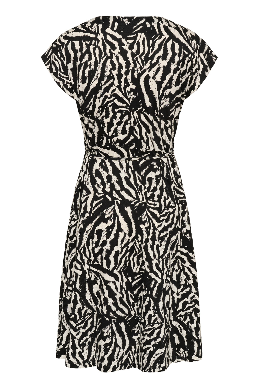 Robe à imprimé Bella - Col rond et manches courtes