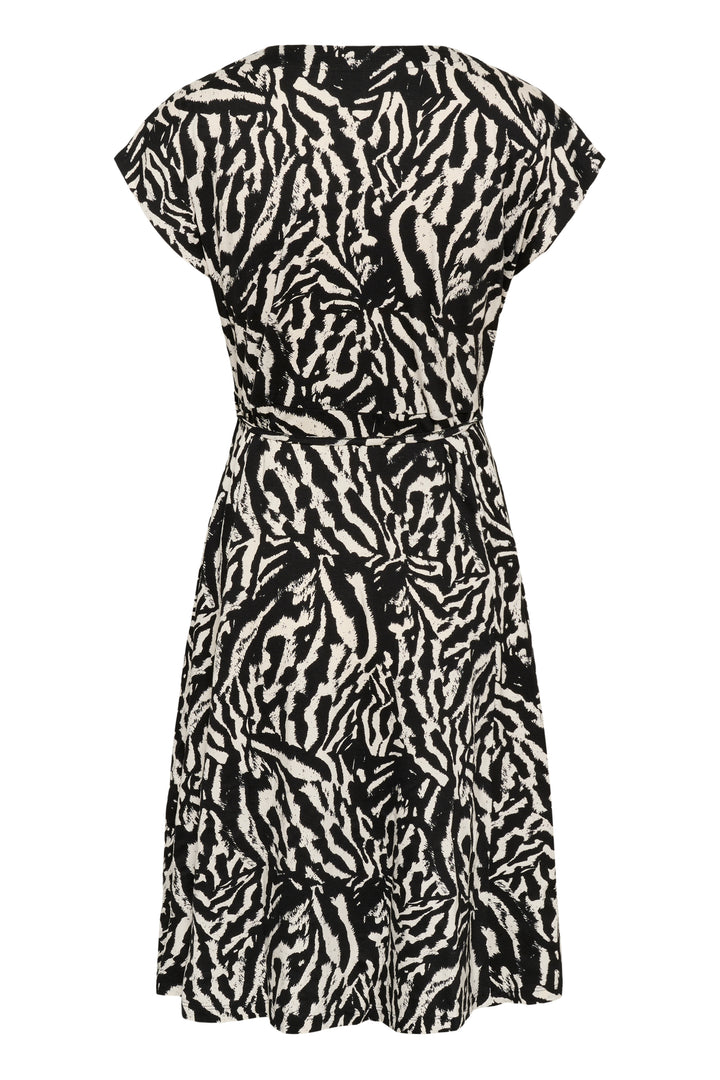 Robe à imprimé Bella - Col rond et manches courtes