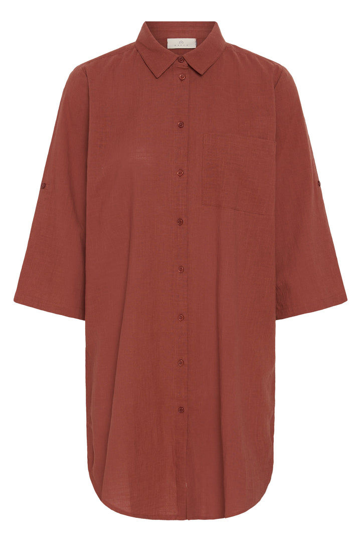 Chemise ample boutonnée Pauline – 100% coton