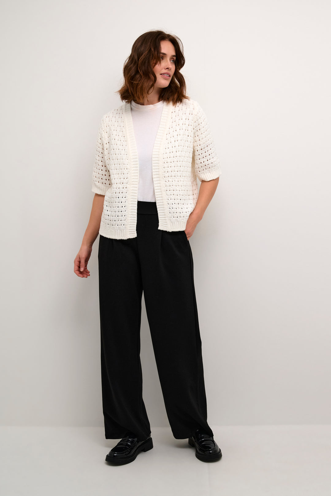 Cardigan coupe ample Silja - Maille douce tricotée