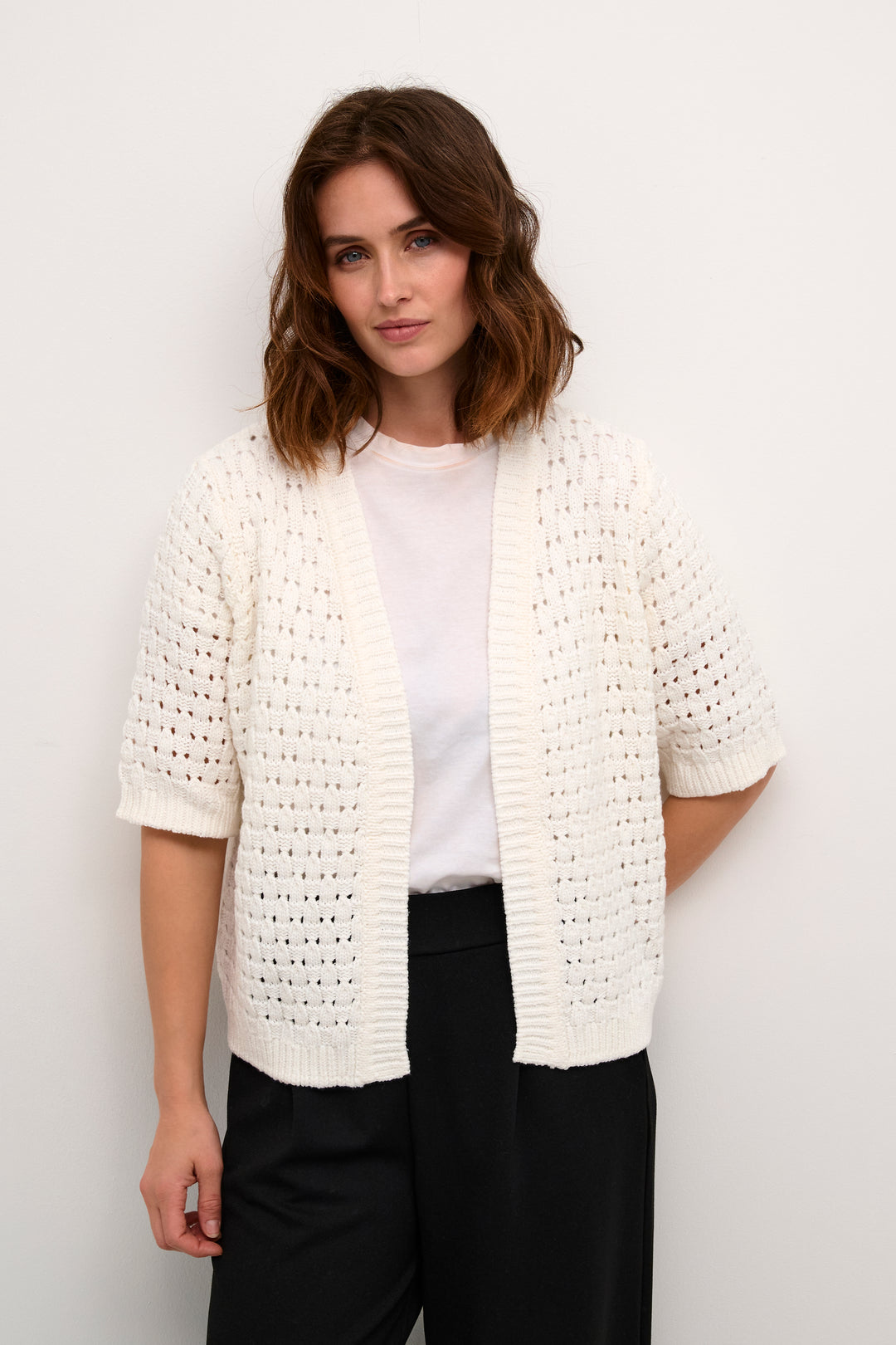 Cardigan coupe ample Silja - Maille douce tricotée