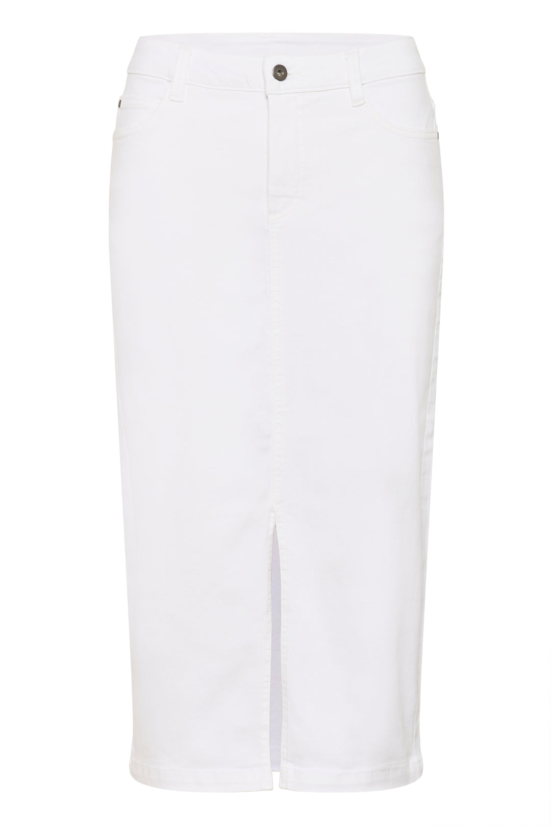 Zelina high-waisted denim skirt