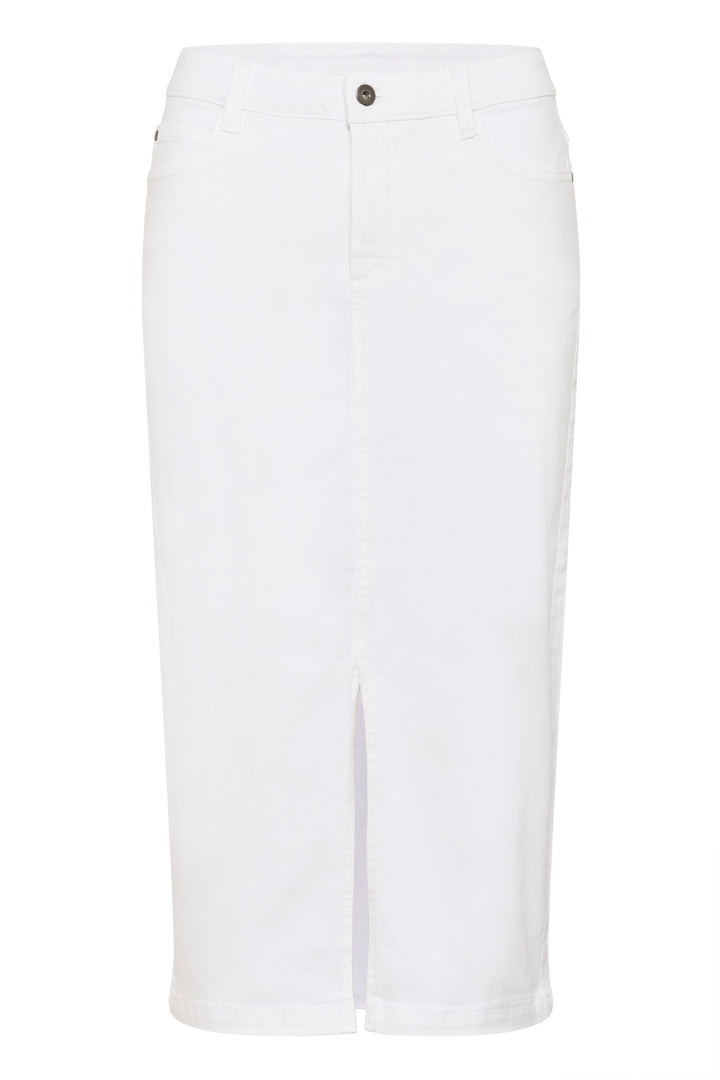 Zelina high-waisted denim skirt