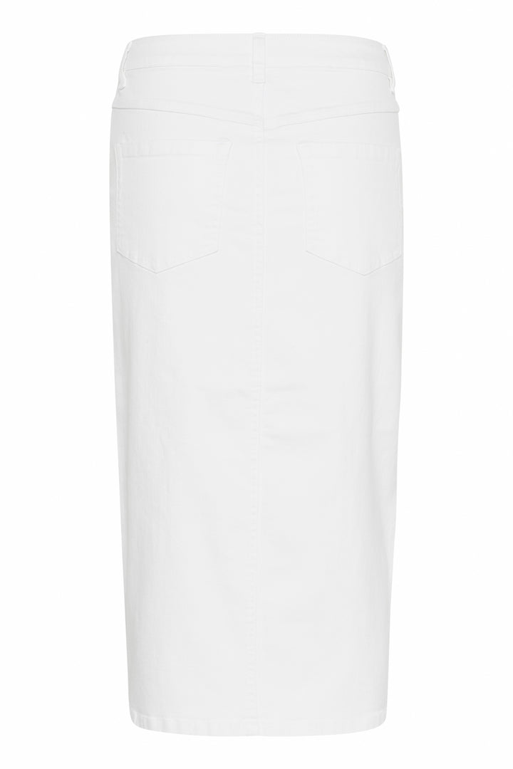 Zelina high-waisted denim skirt