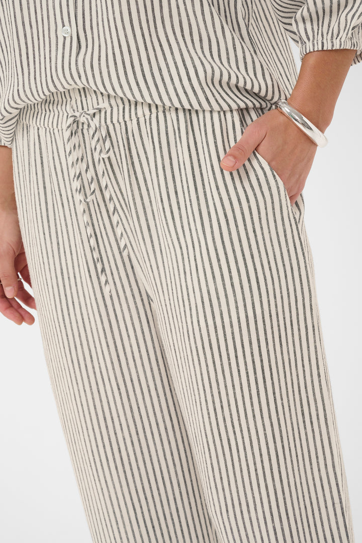 Pantalon en lin Milia – Coupe ample fluide et confort élastique