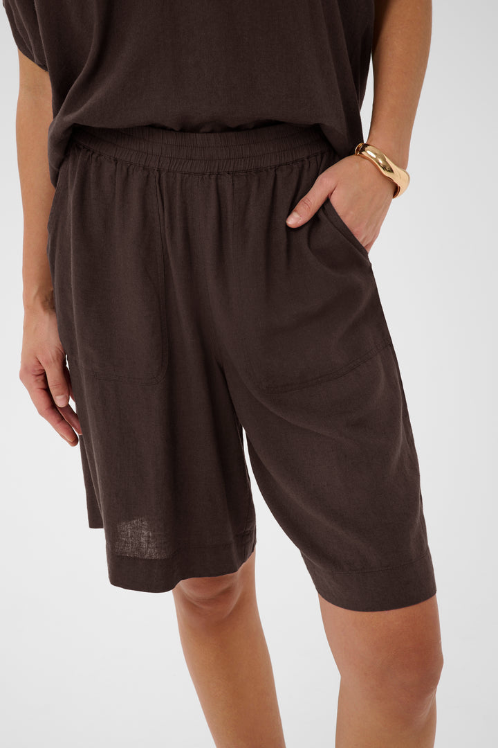 Milia Linen Blend Bermuda Shorts - Comfort and Natural Style