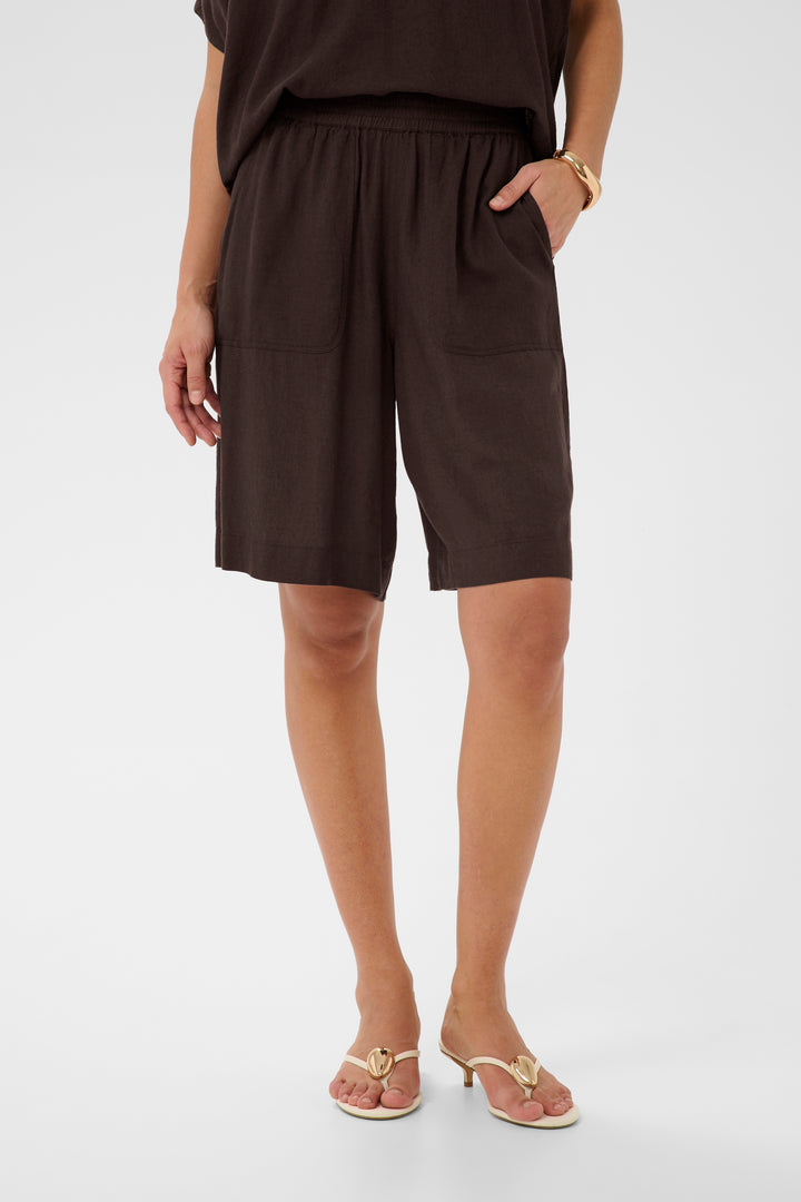Milia Linen Blend Bermuda Shorts - Comfort and Natural Style