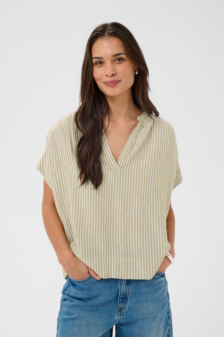 Milia Lightweight Linen Blouse - Loose fit and minimalist style