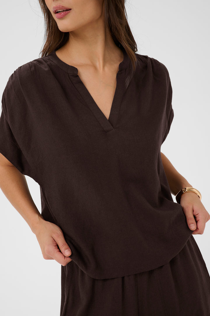 Milia Lightweight Linen Blouse - Loose fit and minimalist style