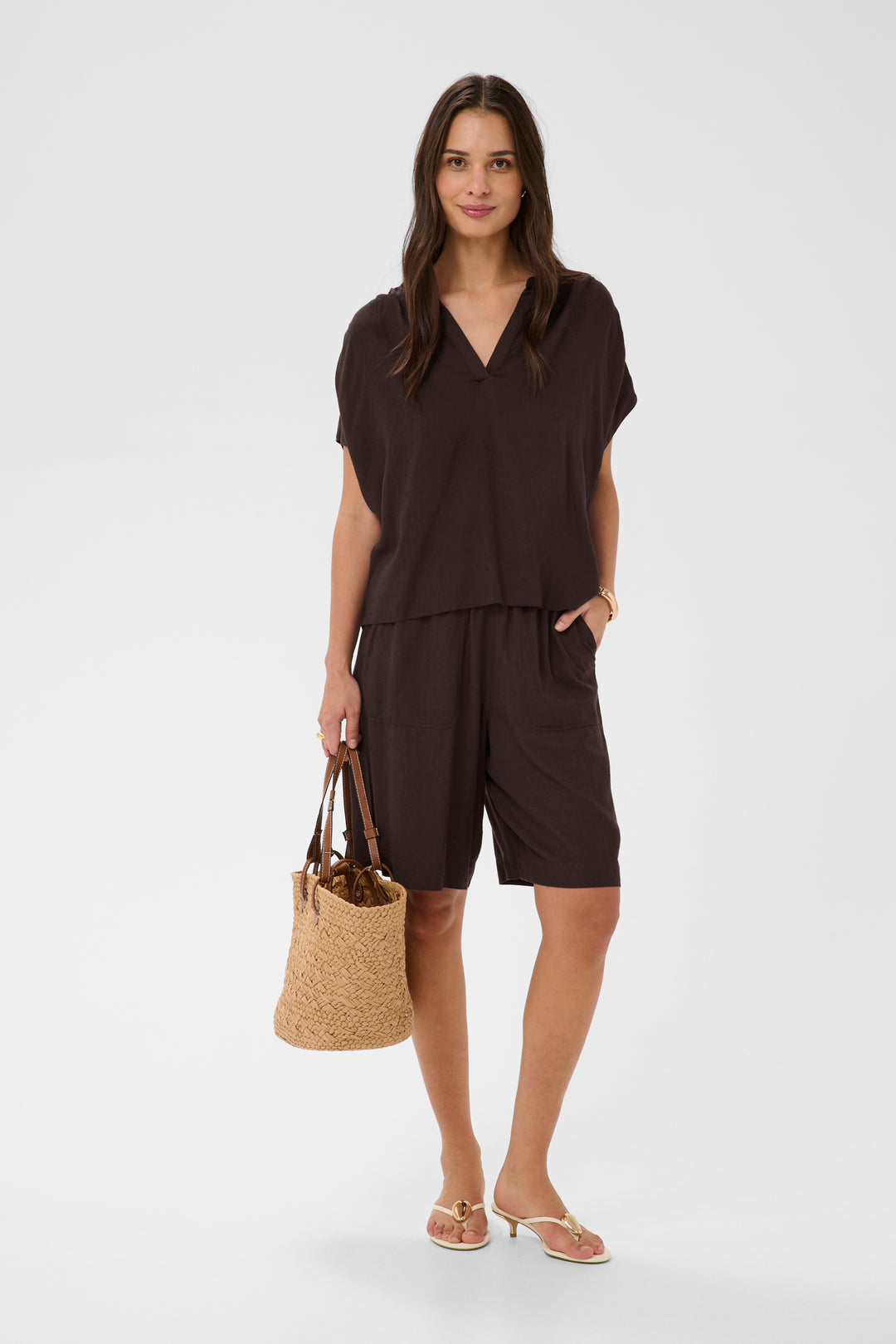 Milia Lightweight Linen Blouse - Loose fit and minimalist style