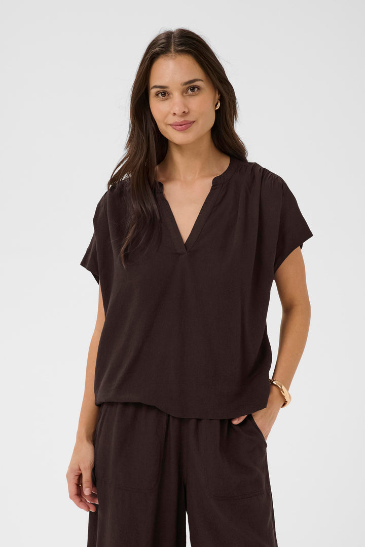 Milia Lightweight Linen Blouse - Loose fit and minimalist style
