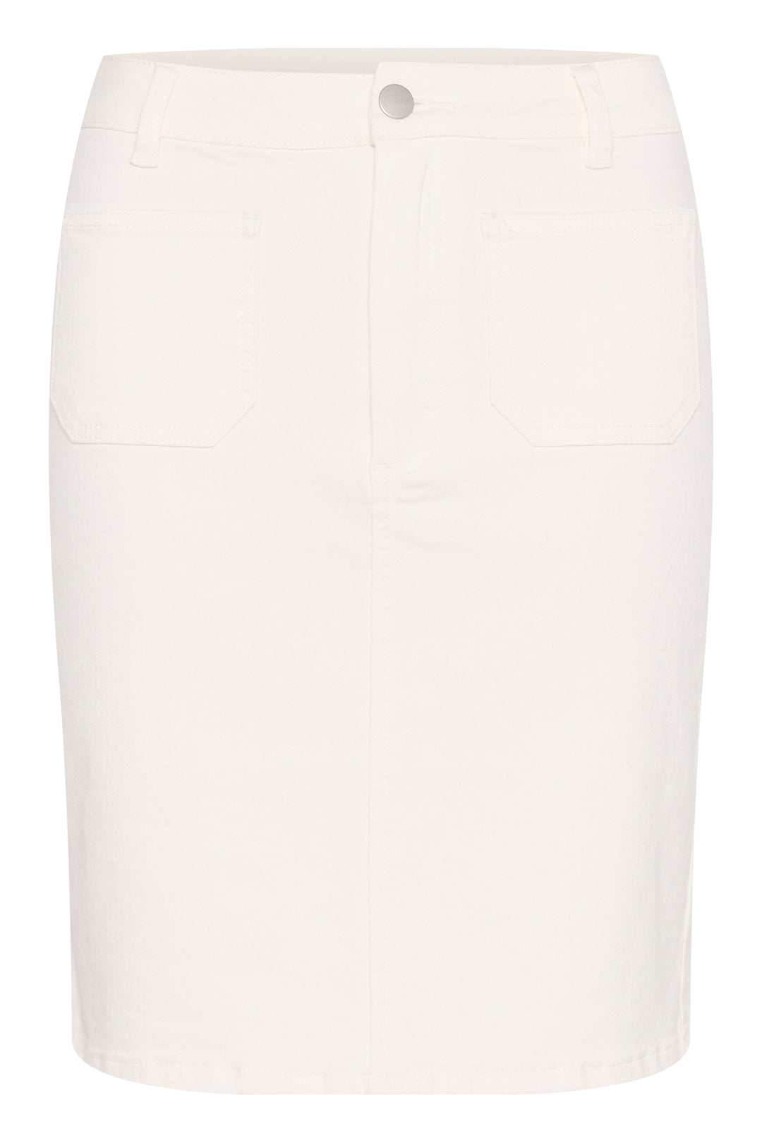 Jupe en coton extensible Karla - Coupe ajustée