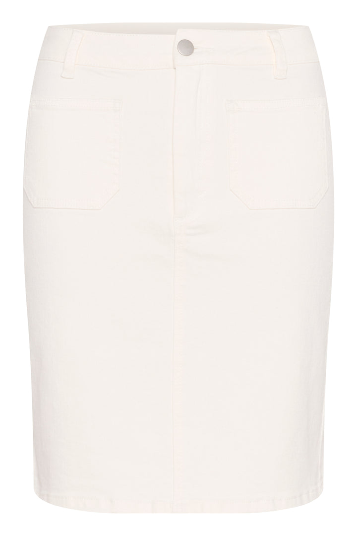 Jupe en coton extensible Karla - Coupe ajustée