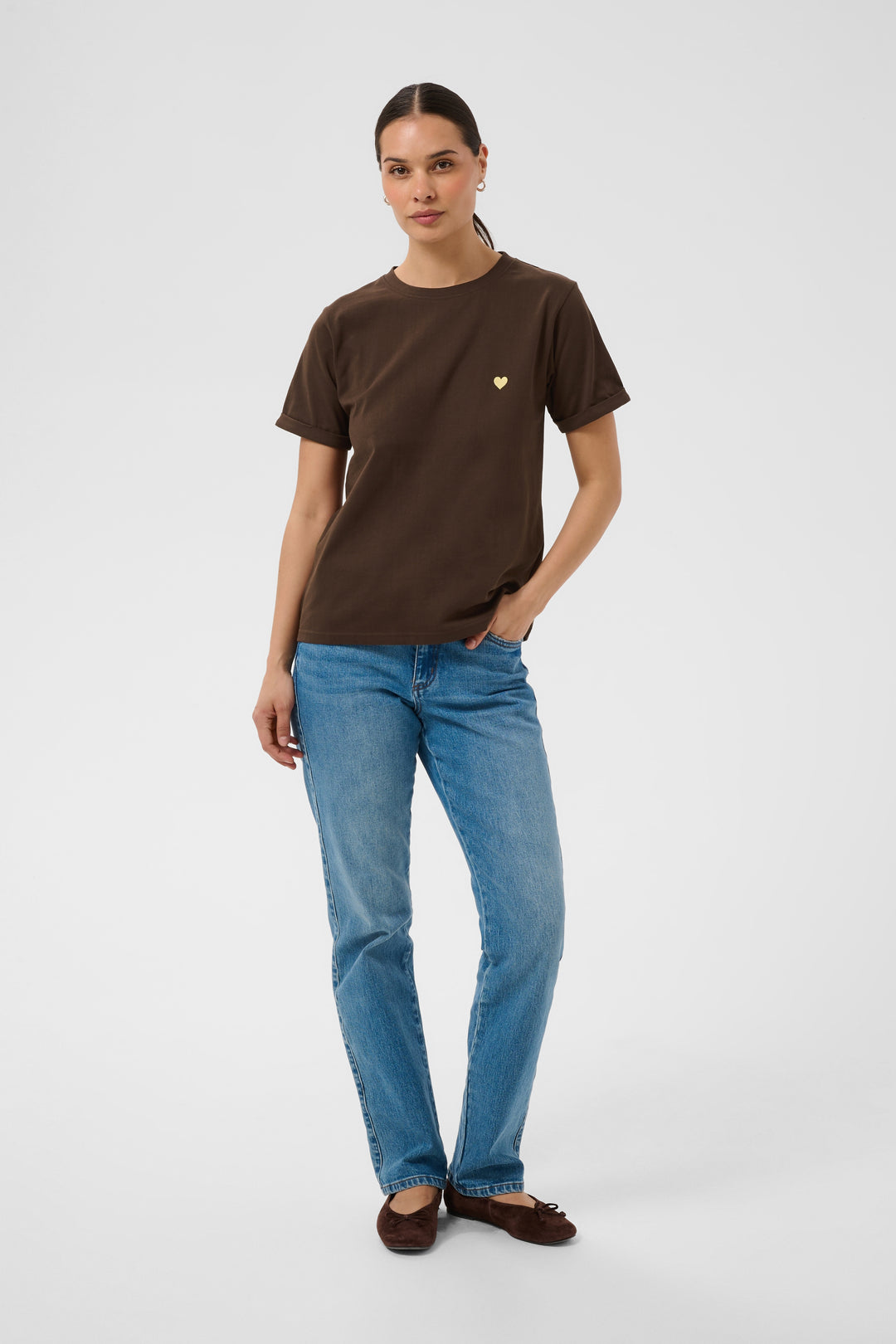 Le t-shirt Heart - À manches courtes et 100% coton
