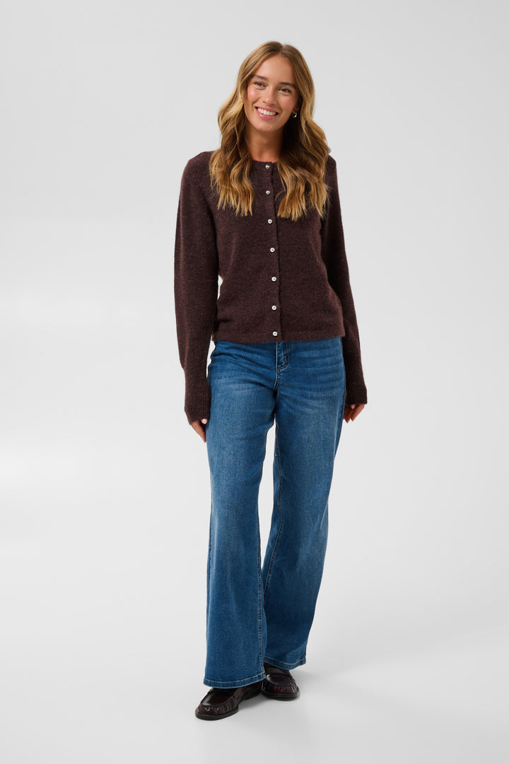 Cardigan classique Niel – Avec encolure ronde et fermeture boutonnée