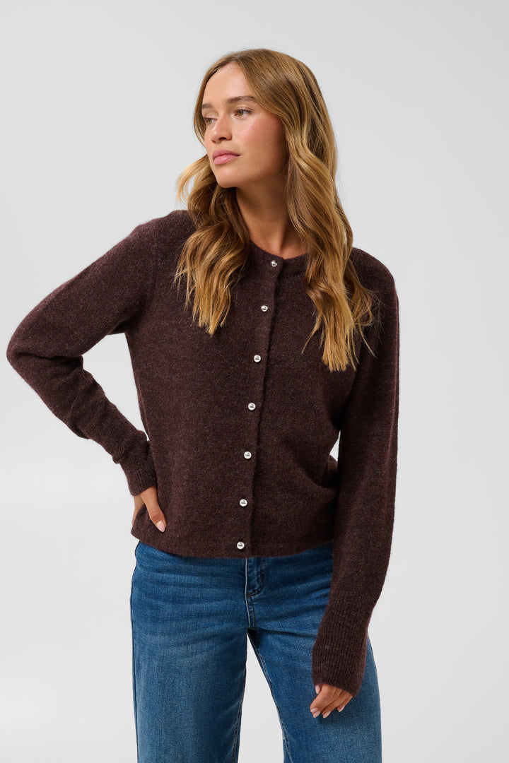 Cardigan classique Niel – Avec encolure ronde et fermeture boutonnée