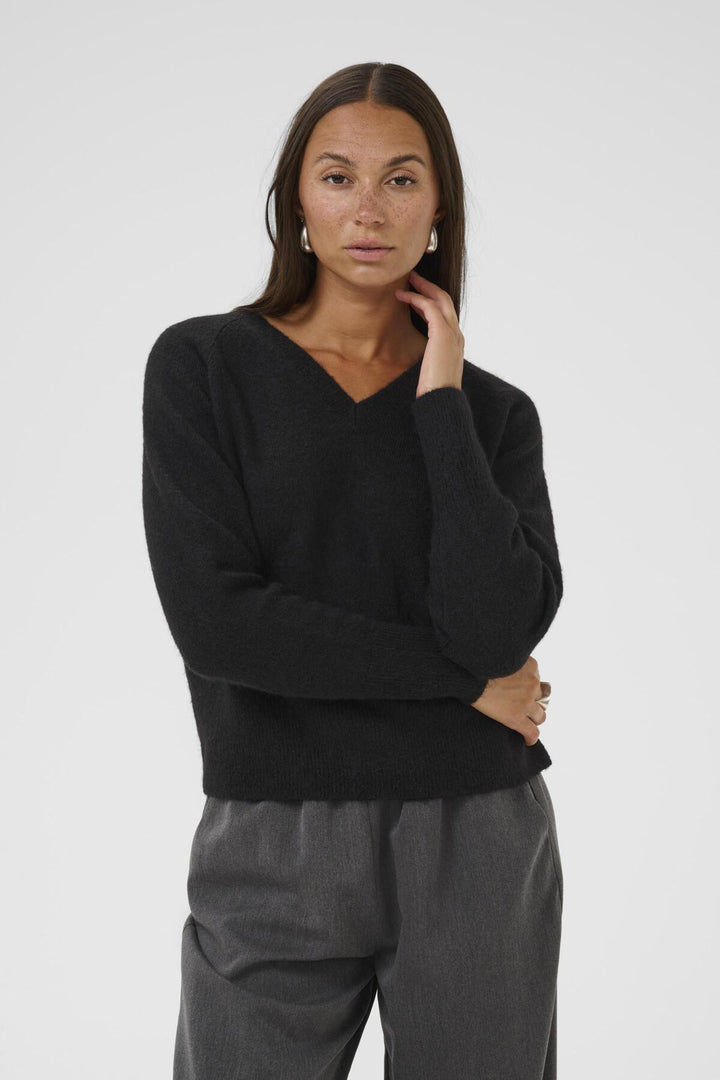 Pull moelleux à col en v Niel