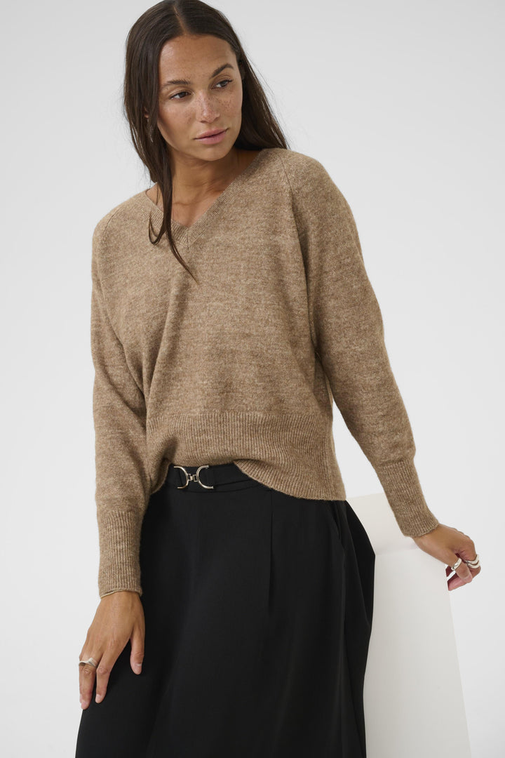 Pull moelleux à col en v Niel